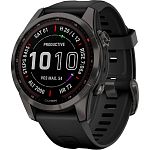 Смарт-часы Garmin Fenix 7S Sapphire Solar Edition Carbon Gray DLC Titanium with Black Band (010-02539-24/25)