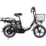 Електровелосипед Space eELDORADO 18" 2025 10Аh Black-yellow (ELB-SP-18-003)