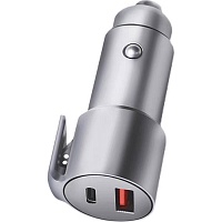 Автомобильное зарядное устройство 70Mai Car Charger Midrive Pro CC05 Silver Автомобильное зарядное устройство 70Mai Car Charger Midrive Pro CC05 Silver
