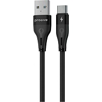 Кабель Proove Soft Silicone USB-A to USB-C 2.4A 1m Black (CCSO20001201)