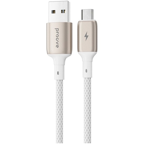 Кабель Proove Dense Metal USB-A to Micro-USB 1m White (CCDM20001302) - придбати в Дніпрі, Україні: ціна, характеристики | інтернет-магазин TOUCH