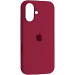 Чехол Silicone Case для Apple iPhone 16 Maroon AA