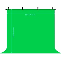 Фон хромакей зелений Puluz PU5205G 2x2м