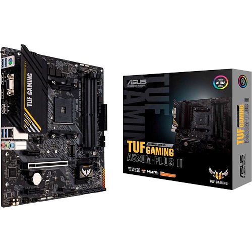 Материнська плата Asus TUF Gaming A520M-Plus II (90MB17G0-M0EAY0) - придбати в Дніпрі, Україні: ціна, характеристики | інтернет-магазин TOUCH