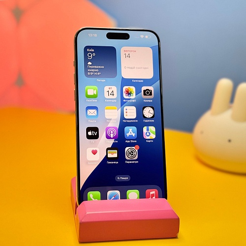 Смартфон Apple iPhone 15 Pro Max 256GB Natural Titanium (1114) Б/У - придбати в Дніпрі, Україні: ціна, характеристики | інтернет-магазин TOUCH