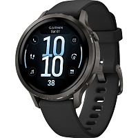 Смарт-годинник Garmin Venu 4 41mm Slate with Black Silicone Band (010-03013-02) - придбати в Дніпрі, Україні: ціна, характеристики | інтернет-магазин TOUCH