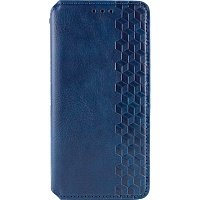 Чехол-книжка GETMAN Cubic Cover Case для Oppo A58 4G Blue Чехол-книжка GETMAN Cubic Cover Case для Oppo A58 4G Blue