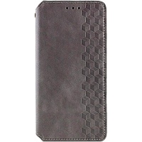 Чехол-книжка GETMAN Cubic Cover Case для Xiaomi Redmi 12 4G/5G Grey Чехол-книжка GETMAN Cubic Cover Case для Xiaomi Redmi 12 4G/5G Grey