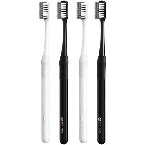 Набір зубних щіток Dr. Bei Pasteur Toothbrush Bamboo Clean Edition (4 шт) - придбати в Дніпрі, Україні: ціна, характеристики | інтернет-магазин TOUCH
