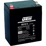 Аккумулятор GEM GS 12-5 AGM 12V (12V/5Ah/60Wh)