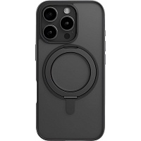 Чехол Blueo Frosted Magnetic Case Rotatable Stand with MagSafe для Apple iPhone 16 Pro Max Black (BL037-I16PMBLK) Чехол Blueo Frosted Magnetic Case Rotatable Stand with MagSafe для Apple iPhone 16 Pro Max Black (BL037-I16PMBLK)