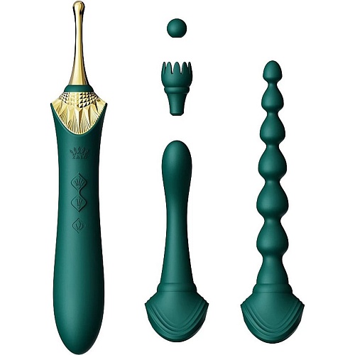 Вибратор Zalo Bess 2 Turquoise Green (SO8238)