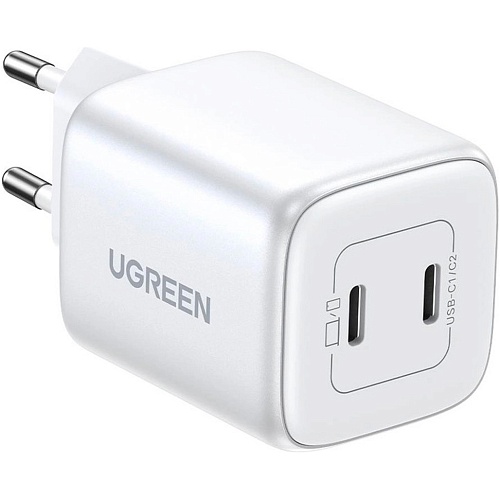 Сетевое зарядное устройство Ugreen CD294 Nexode 45W Charger White (15327)