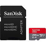 Карта памяти SanDisk microSDXC 256GB UHS-I Ultra A1 + SD Adapter (SDSQUAC-256G-GN6MA)