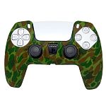 Чохол на геймпад Silicone Case для Sony DualSense Green Camouflage