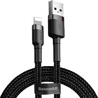 Кабель Baseus Cafule Cable USB for Lightning Gray/Black 2м (CALKLF-CG1)