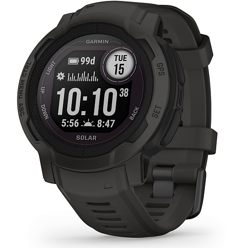 Смарт-часы Garmin Instinct 2 Solar Standard Edition Graphite (010-02627-00/10)