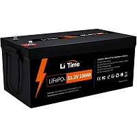 Аккумулятор Li Time LiFePO4 48V (51.2V/100Ah/5120Wh) (L51.2V100-BASIC-16-A250)