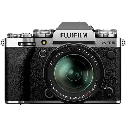 Беззеркальный фотоаппарат Fujifilm X-T5 Kit XF 18-55mm f2.8/4.0 Silver (16783056) UA