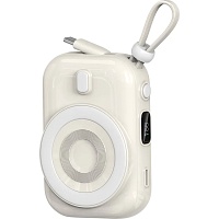 Внешний аккумулятор WiWU Magnetic Wi-P041 9600mAh 22.5W White