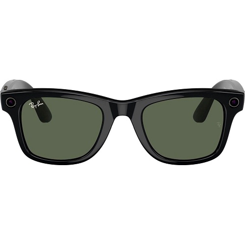 Смарт-очки Ray-Ban Meta Wayfarer Gen 2 Standard Shiny Black Frame / G-15 Green Lenses (RW4012 601/71 50-22)