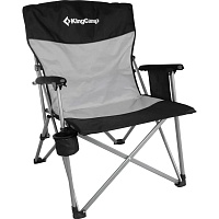 Складной стул KingCamp Comfort Black/Mediumgrey (2248.65.55)