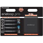 Аккумулятор PANASONIC Eneloop Pro AA 2500mAh + Case 4шт (BK-3HCDEC/4BE)