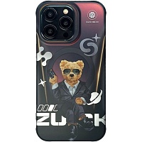 Чехол Zuck Bear Berlin Boss MagSafe Case для Apple iPhone 15 Pro Eins Suave Чехол Zuck Bear Berlin Boss MagSafe Case для Apple iPhone 15 Pro Eins Suave
