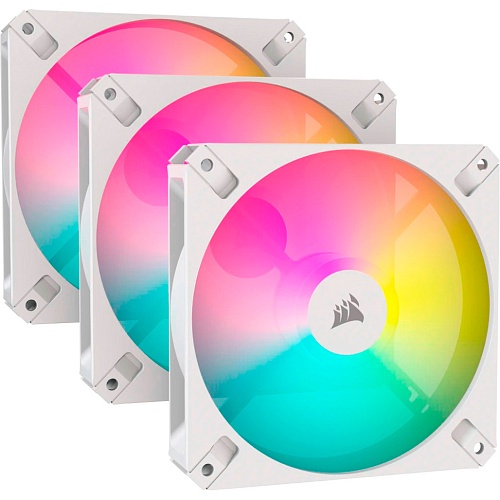 Комплект вентиляторів Corsair iCUE AR120 Digital RGB White 3шт (CO-9050169-WW) - придбати в Дніпрі, Україні: ціна, характеристики | інтернет-магазин TOUCH