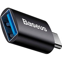 Переходник Baseus Ingenuity Series Mini OTG Adaptor USB-C to USB-A Black (ZJJQ000001)