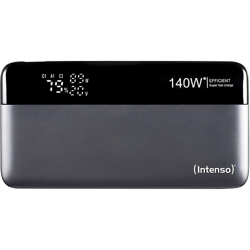 Зовнішній акумулятор Intenso HE25000 25000mAh 140W Grey (7350060) - придбати в Дніпрі, Україні: ціна, характеристики | інтернет-магазин TOUCH