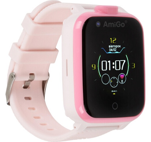 Дитячий смарт-годинник AmiGo GO006 GPS 4G WIFI (Pink) - придбати в Дніпрі, Україні: ціна, характеристики | інтернет-магазин TOUCH