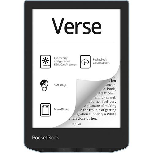 Электронная книга PocketBook 629 Verse Bright Blue (PB629-2-CIS, PB629-2-WW)