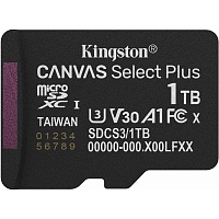 Карта пам'яті Kingston microSDXC Canvas Select Plus 1Tb Class 10 UHS-I U3 А1 V30 (SDCS3/1TBSP) - придбати в Дніпрі, Україні: ціна, характеристики | інтернет-магазин TOUCH Карта пам'яті Kingston microSDXC Canvas Select Plus 1Tb Class 10 UHS-I U3 А1 V30 (SDCS3/1TBSP) - придбати в Дніпрі, Україні: ціна, характеристики | інтернет-магазин TOUCH