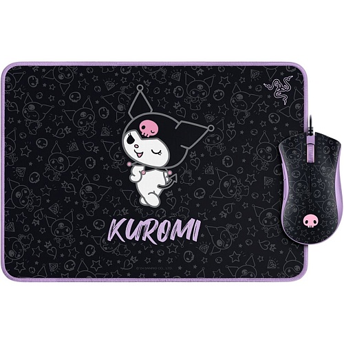 Мышь Razer DeathAdder Essential + игровая поверхность Goliathus Bundle Kuromi Edition (RZ83-03850400-B3M1)