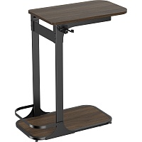Приставной компьютерный стол OfficePro SD137DW Dark Wood Black Приставной компьютерный стол OfficePro SD137DW Dark Wood Black