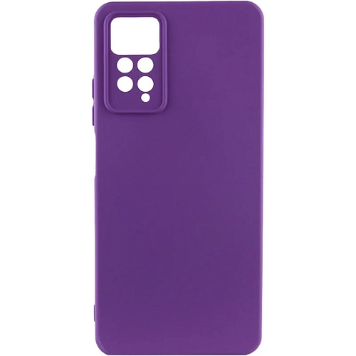 Чехол Silicone Cover Full Camera для Xiaomi Redmi Note 11 Pro 4G/5G 12 Pro 4G Grape