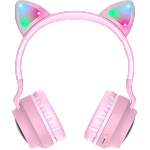 Навушники Hoco W27 Cat Ear Stereo Bluetooth Headphones Pink (718464)