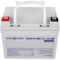 Аккумулятор LogicPower Silver AGM-MG 12V (12V/33Ah/396Wh) (3429) Аккумулятор LogicPower Silver AGM-MG 12V (12V/33Ah/396Wh) (3429)