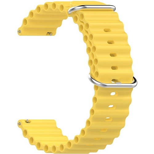 Універсальний ремінець для смарт-годинників Ocean Band 22mm Yellow - придбати в Дніпрі, Україні: ціна, характеристики | інтернет-магазин TOUCH