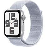 Смарт-часы Apple Watch SE 2 GPS 44mm Silver Aluminium Case with Blue Cloud Sport Loop 2024 (MXET3)