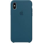 Чехол Silicone Case для Apple iPhone XS (Cosmos Blue) AAA