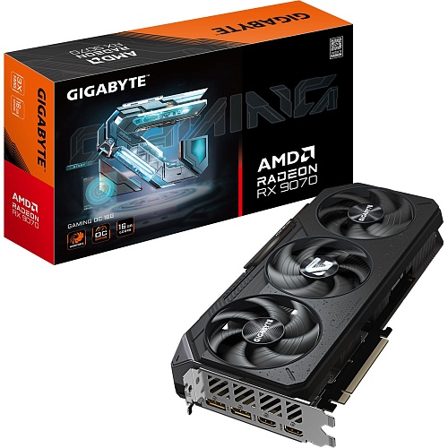 Видеокарта Gigabyte Radeon RX 9070 Gaming OC 16G (GV-R9070GAMING OC-16GD) EU