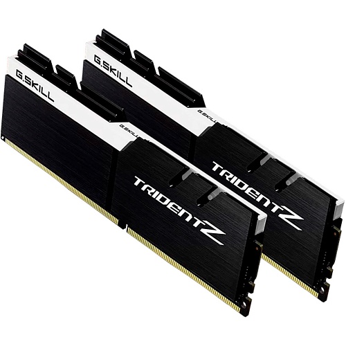 Модуль памяти DDR4 G.Skill Trident Z Black/White 2x16GB 3200MHz (F4-3200C16D-32GTZKW)