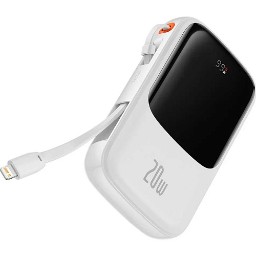 Зовнішній акумулятор Baseus Qpow Pro 10000mAh 20W White (PPQD020002) - придбати в Дніпрі, Україні: ціна, характеристики | інтернет-магазин TOUCH