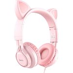 Навушники Hoco W36 Cat Ear Stereo Headphones Pink (770394)