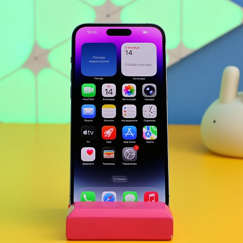 Смартфон Apple iPhone 14 Pro Max 256GB eSim Deep Purple (MQ8W3) Б/У