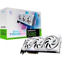 Видеокарта MSI GeForce RTX 5060 8G Gaming Trio OC White (G5060-8GTCW) UA