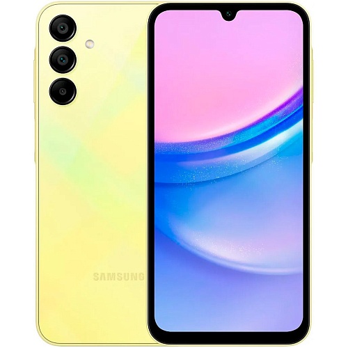 Смартфон Samsung Galaxy A15 4/128GB Yellow (SM-A155FZYD)