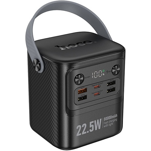 Внешний аккумулятор Hoco J152 Balance 80000mAh 22.5W Black (652094)